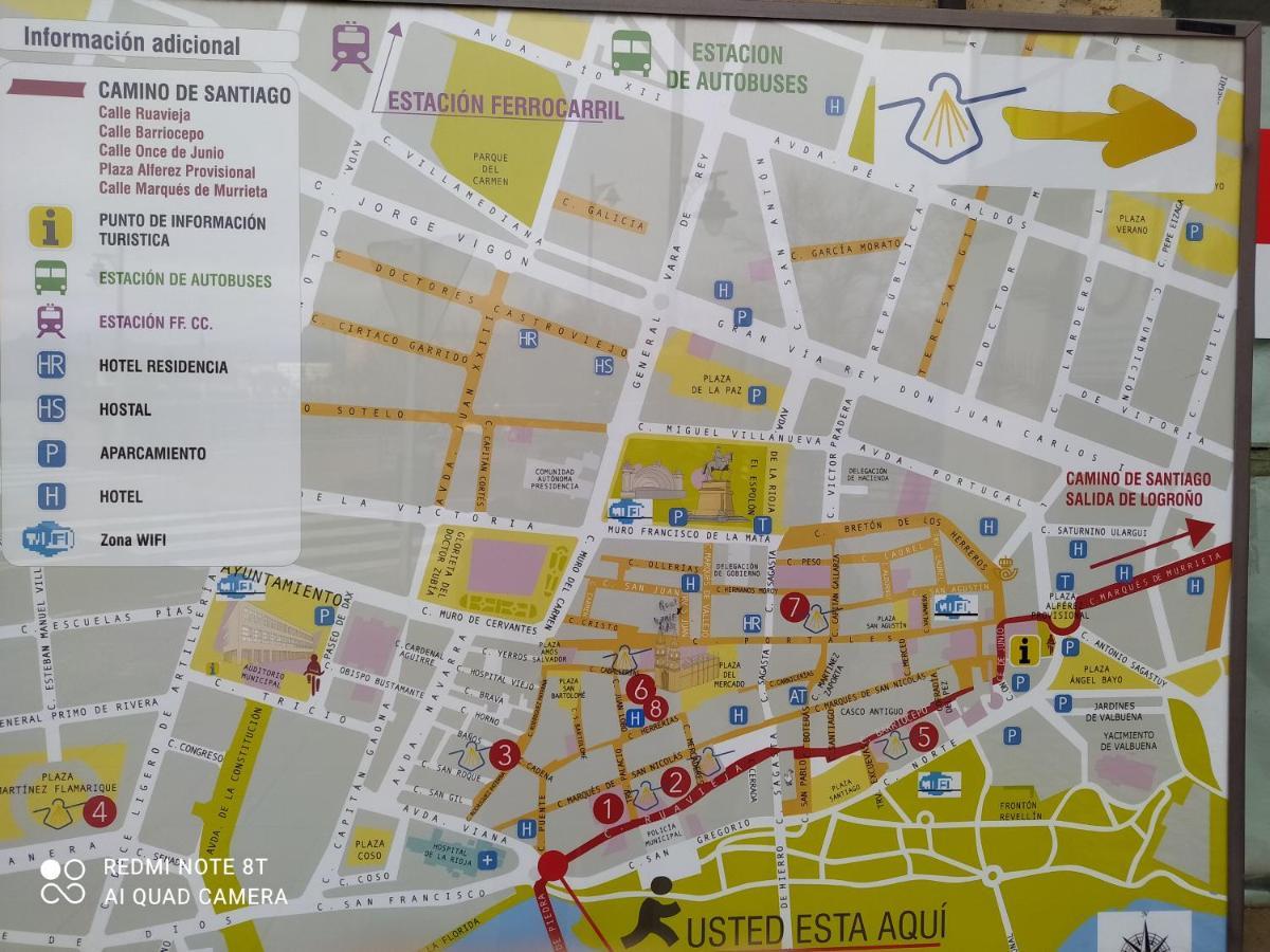 ログローニョGonzalo De Berceo 15 " Calidad-Sobrio" And " Free Private Parking "アパートメント エクステリア 写真